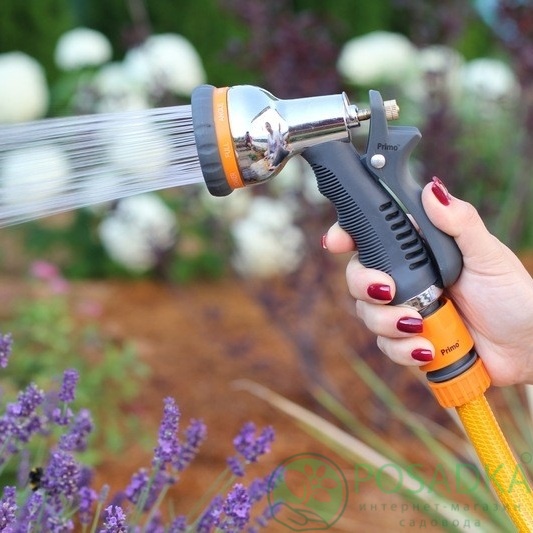 картинка Пистолет для полива металлический Presto-PS насадка на шланг (7204D) 