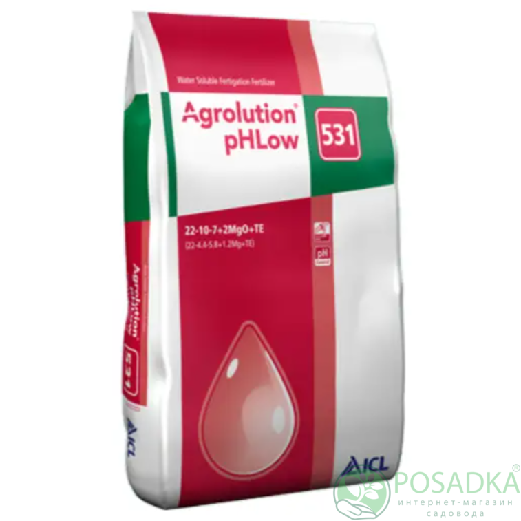 картинка Удобрение Agrolution pHLow 531 22+10+7+ТЕ 25 кг 