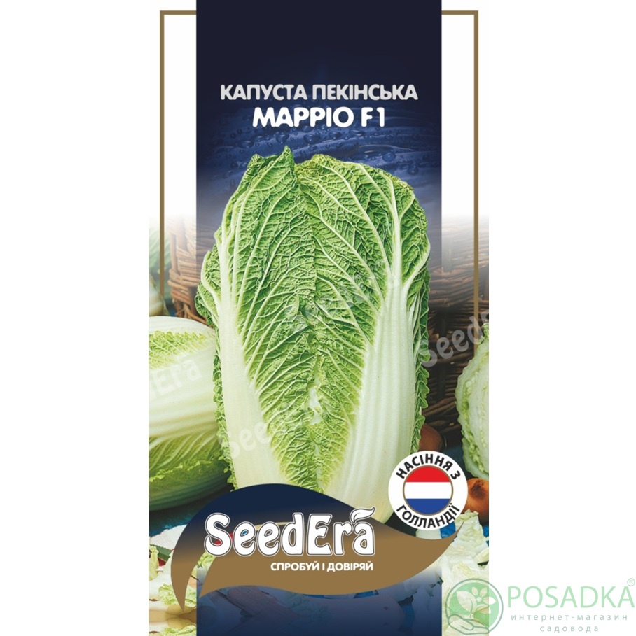 картинка Семена Капуста пекинская Маррио F1, 20 шт, Seedera картинка Семена Капуста пекинская Маррио F1, 20 шт, Seedera