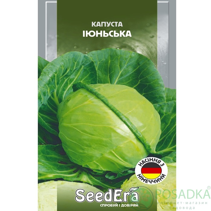 картинка Семена Капуста Белоголовая Июньская 10 г, Seedera 