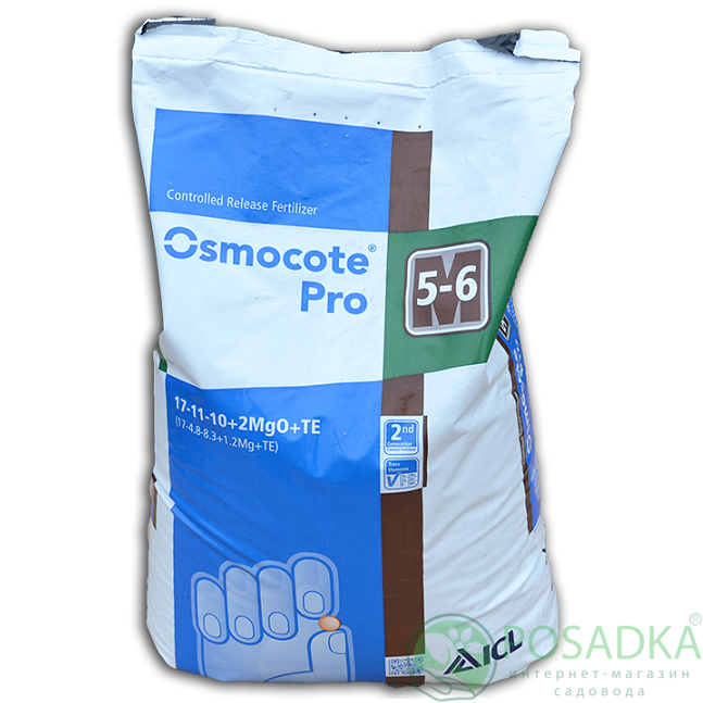 картинка Osmocote Pro 19+9+10+2MgO+Te (5-6M) 25кг 