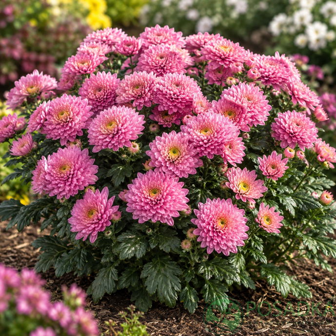 картинка Хризантема кустовая Baltica Pink 