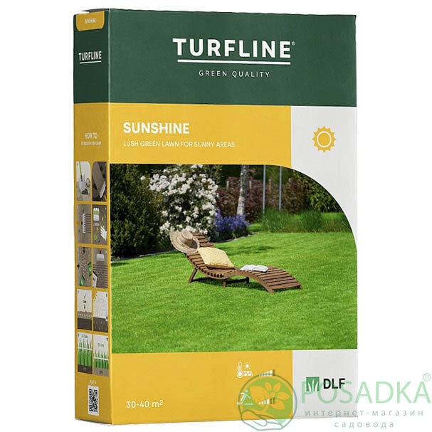 картинка Газонная трава Turfline Sunshine 1 кг DLF Trifolium (солнцелюбивая) 