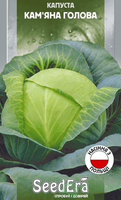 картинка Семена капуста белокочанная Каменная голова 0.5 г, SeedEra 