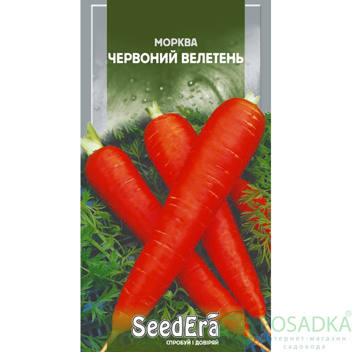 картинка Семена морковь столовая Красный великан 20 г, Seedera 