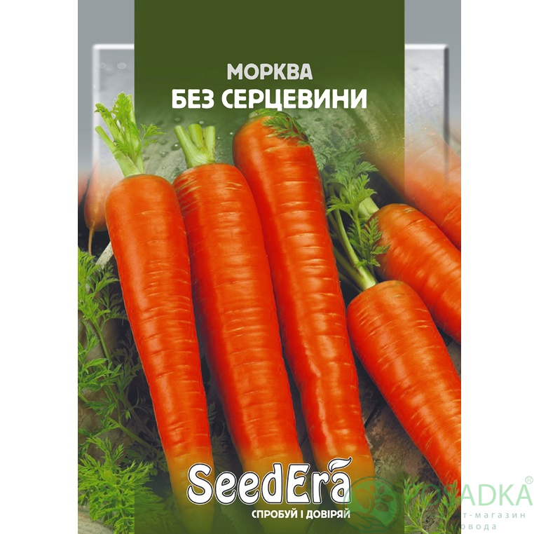 картинка Семена Морковь столовая без сердцевины 20 г, Seedera 
