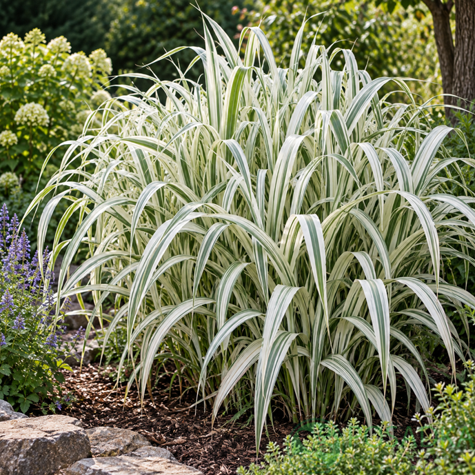 картинка Арундо тростниковый Variegata 