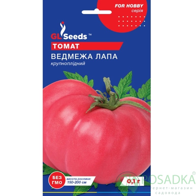 картинка Семена Томат Медвежья лапа 0.1г, TM GL Seeds картинка Семена Томат Медвежья лапа 0.1г, TM GL Seeds