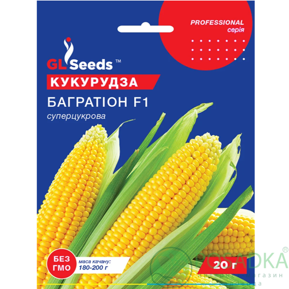 картинка Семена Кукуруза Багратион F1 20г, Professional, TM GL Seeds 