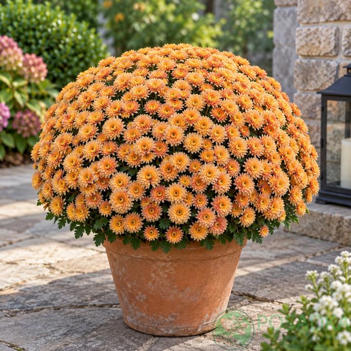 картинка Хризантема мультифлора Branfountain Apricot 