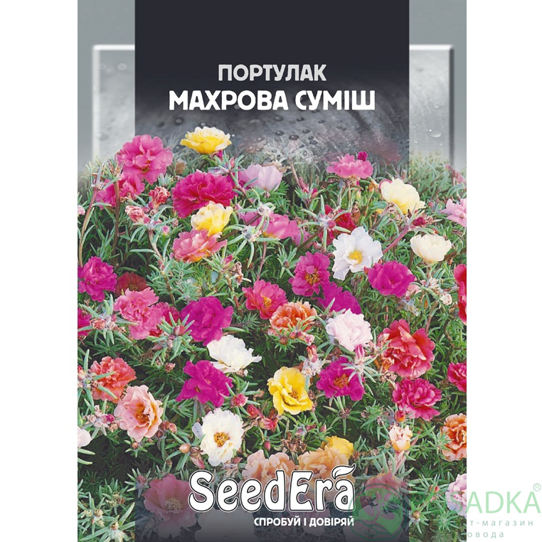 картинка Семена Портулак Махровая Смесь 3 г, Seedera 