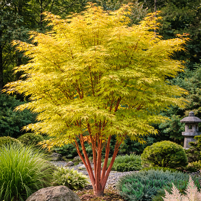 картинка Клен японский Sango-kaku 