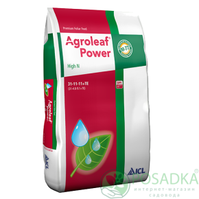 картинка Удобрение Agroleaf Power High N 31-11-11+TE 15 кг картинка Удобрение Agroleaf Power High N 31-11-11+TE 15 кг