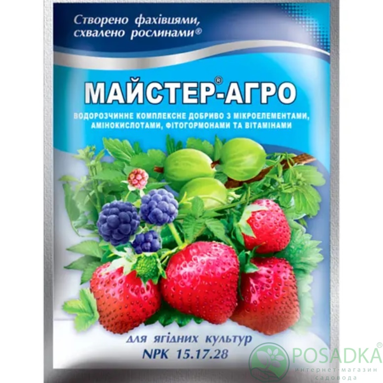 картинка Удобрение Мастер-Агро для ягодных культур 100 гр 