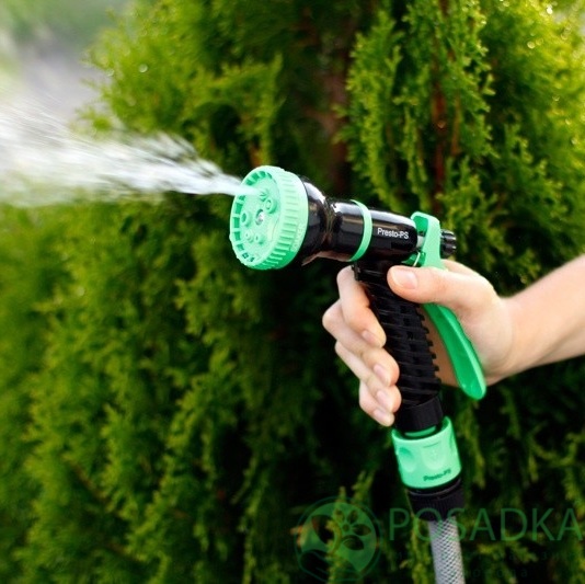 картинка Пистолет для полива пластиковый Presto-PS насадка на шланг (4448) 
