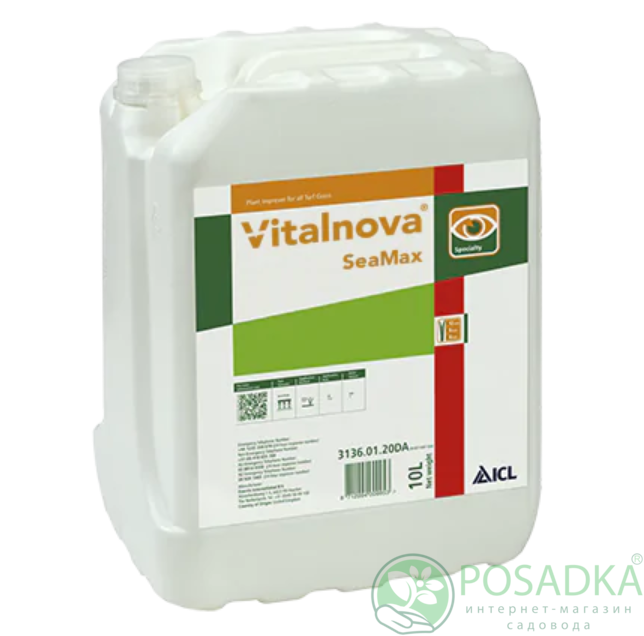 картинка Удобрение Vitalnova SeaMax 4-0-11+10% Seaweeds solids ICL 10 л 