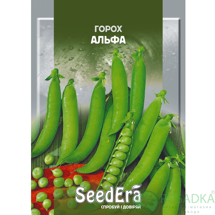 картинка Семена Горох овощной Альфа 50г, Seedera 