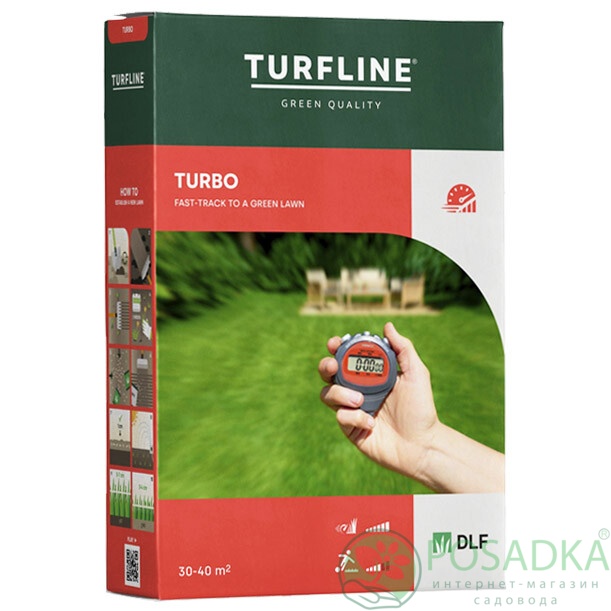 картинка Газонная трава Turfline Turbo 1 кг DLF Trifolium (быстрорастущая) 