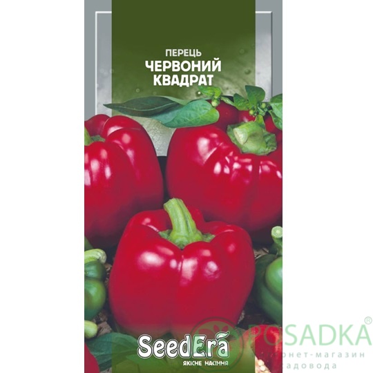 картинка Семена Перец сладкий Красный квадрат 0.2 г, Seedera картинка Семена Перец сладкий Красный квадрат 0.2 г, Seedera