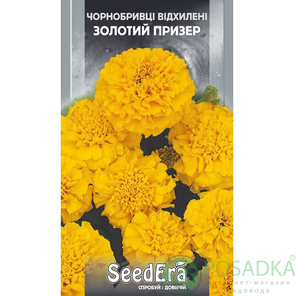 картинка Семена Бархатцы отклоненные Золотой Призер 0,5 г, Seedera 
