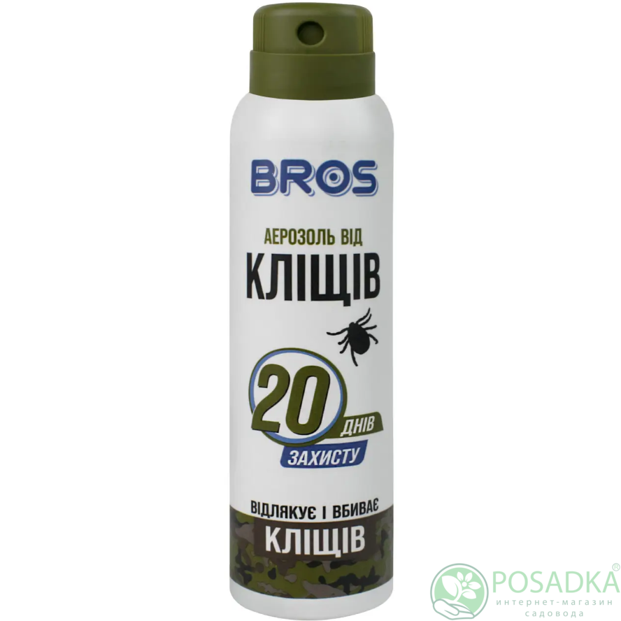 картинка Аэрозоль от клещей Bros 20 дней 90 мл 