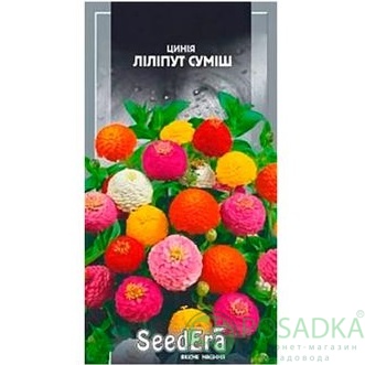 картинка Циния Лилипут смесь, семена 0.5 г, SeedEra 