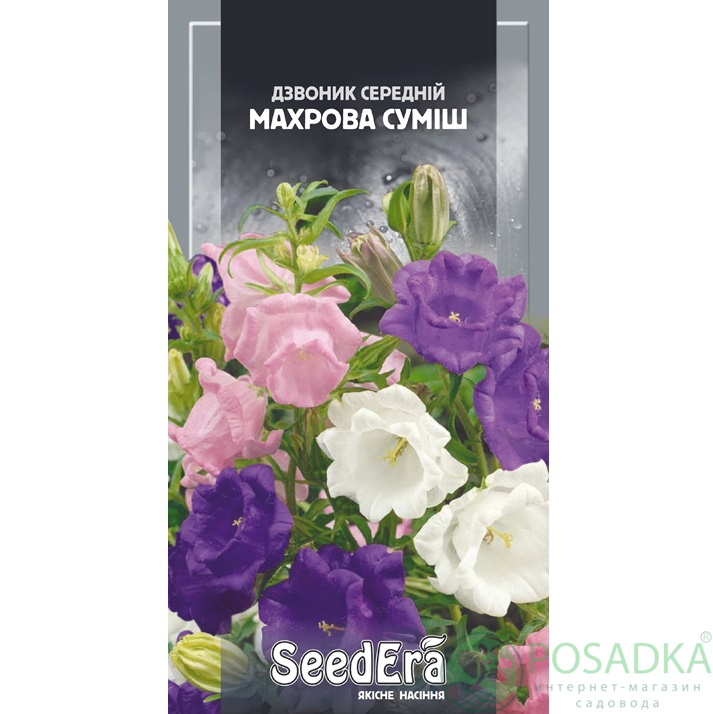 картинка Семена Колокольчик Средний Махровая Смесь 0,2 г, Seedera 