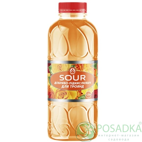 картинка Удобрение подкислитель грунта Rost Sour для роз 1.2л 