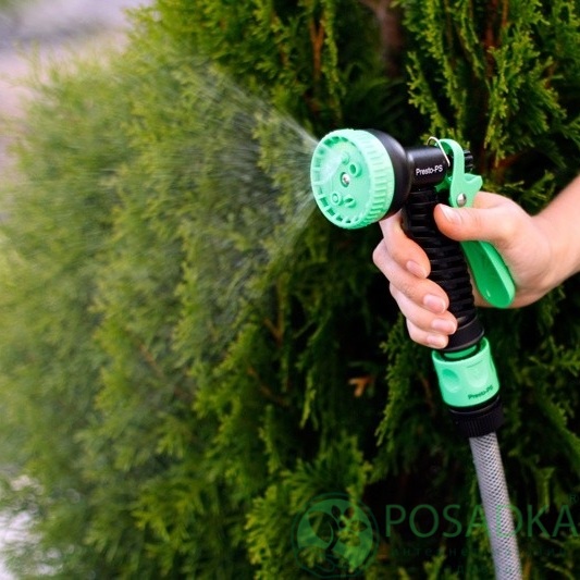 картинка Пистолет для полива пластиковый Presto-PS насадка на шланг (2109) 