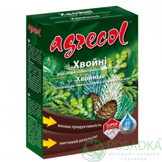 картинка Удобрение для хвойных от пожелтения хвои 250гр Agrecol 