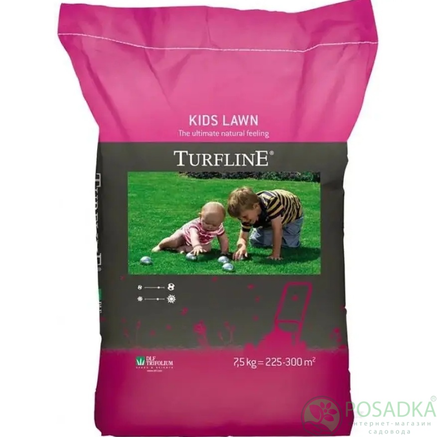картинка Газонная трава Turfline Kids Lawn 7.5 кг DLF Trifolium (детский газон) 