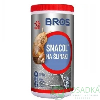 картинка Гранулы от слизней Snacol 200 г, Bros  картинка Гранулы от слизней Snacol 200 г, Bros