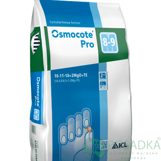картинка Osmocote Pro 18-09-10 +2MgO+Te (8-9М) 25кг картинка Osmocote Pro 18-09-10 +2MgO+Te (8-9М) 25кг
