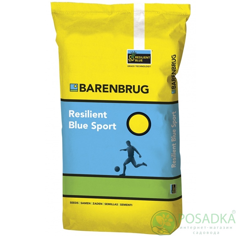 картинка Газонная трава Resilient Blue Sport Barenbrug 15 кг 