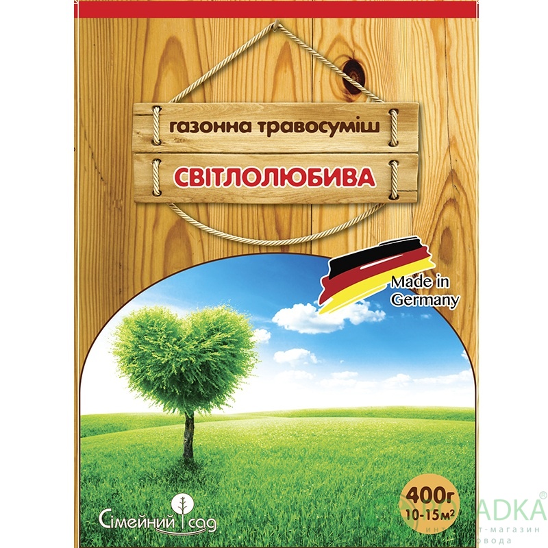 картинка Газонная трава Светолюбивая 400 гр 