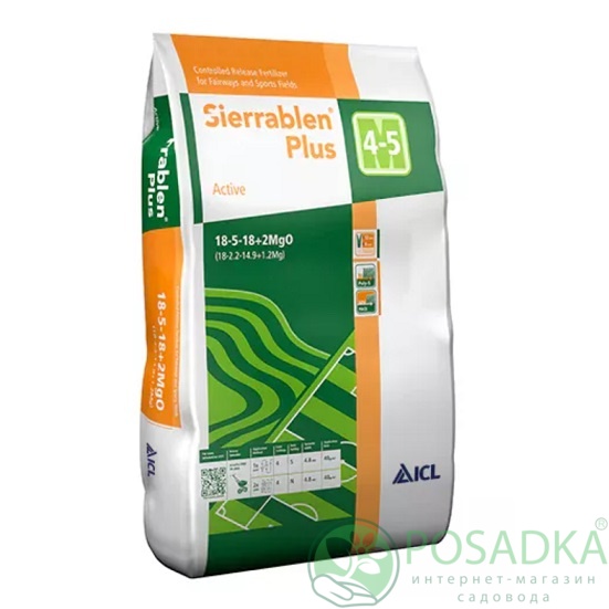 картинка Удобрение Sierrablen Plus Active 19-5-18 (3 м) 25 кг 