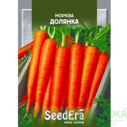 картинка Семена Морковь столовая Долянка 2гр, SeedEra картинка Семена Морковь столовая Долянка 2гр, SeedEra