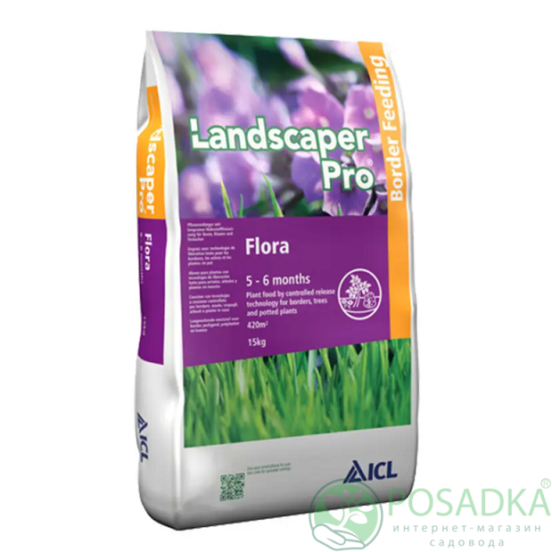 картинка Удобрение Landscaper Pro Flora 15+09+11+3MgO (5-6м) 15 кг 